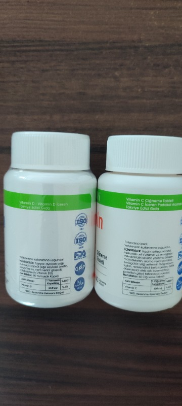 Voonka Vitamin C Portakal Aromalı Çiğneme Tableti 500 Mg 60 Tablet
