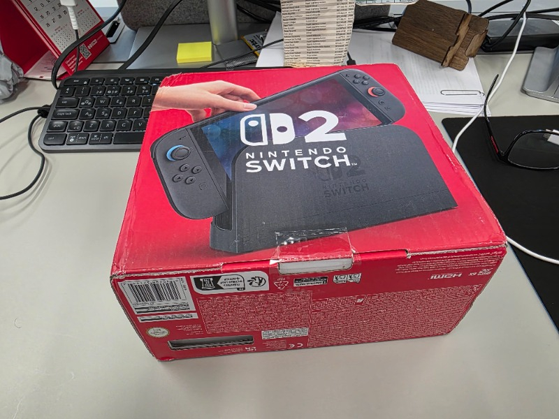 Nintendo Switch 2 Konsol Mavi - Kırmızı Yüksek Performanslı Oyun Deneyimi 256 GB Depolama