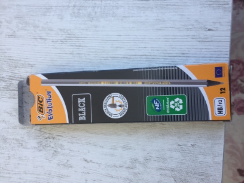 Bic Evolution Black HB Kurşun Kalem 12'li Kutu