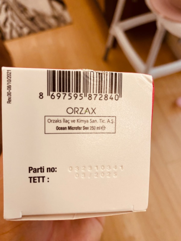 Orzax Ocean Microfer Şurup 250 ml
