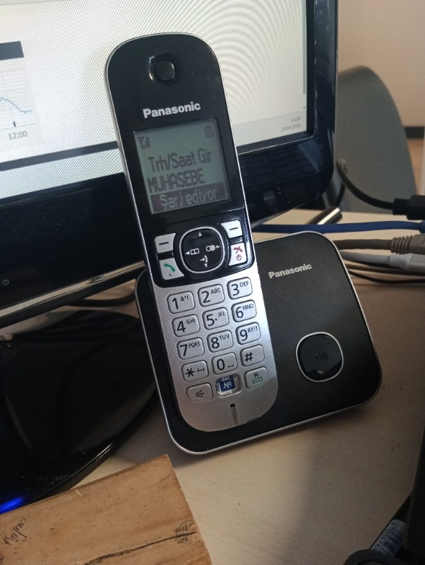 Panasonic KX-TG6811 Telsiz Telefon - Siyah