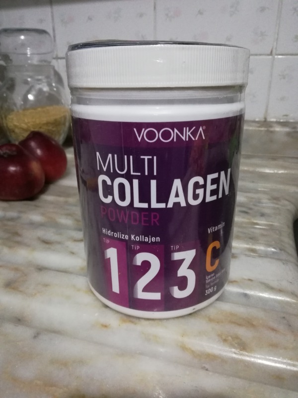Voonka Collagen Powder Hidrolize Kollajen Vitamin C 300gr