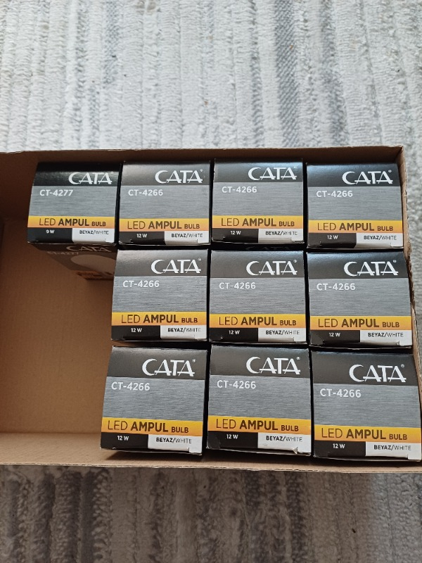 Cata CT-4266 12W Beyaz 10 Adet