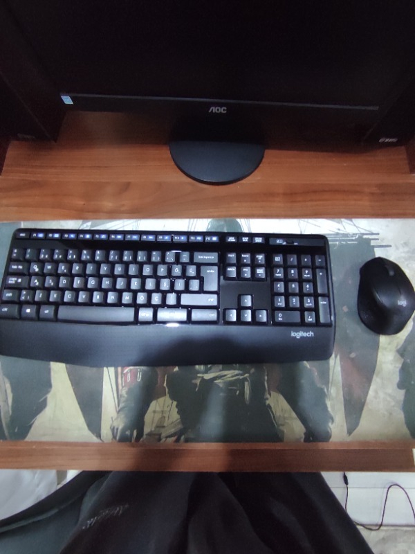 Logitech MK345 Kablosuz Türkçe Klavye Mouse Seti - Siyah