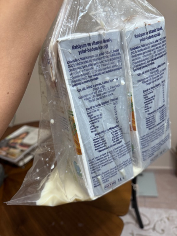 Alpro Yulaf & Badem İçeceği 1lt Laktozsuz Bitkisel Vegan Süt