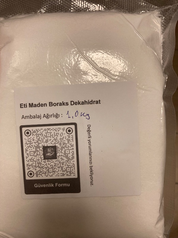 Eti Maden Boraks - Borax 5 Kg.