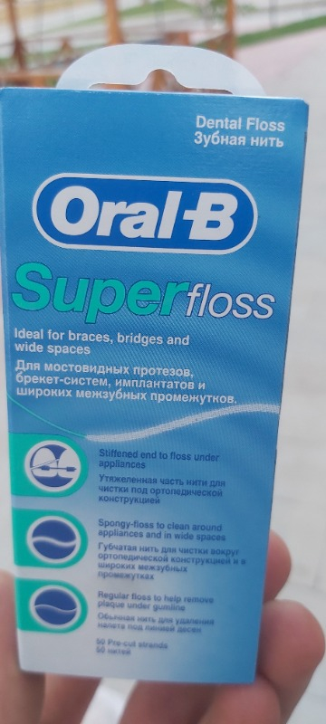Oral-B Diş İpi Super Floss 50 Adet