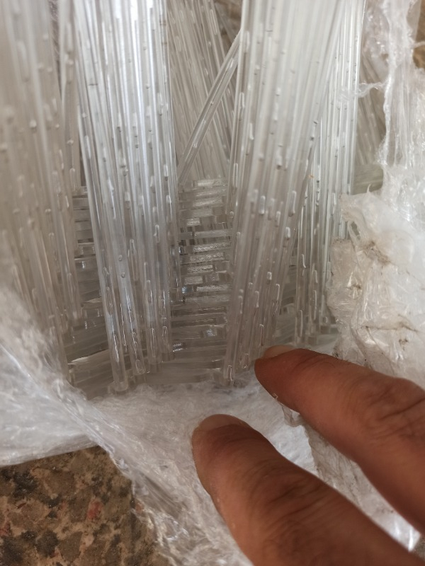 Tekinoğlu Plastik Kuşkonmaz 20'li Şeffaf 50 cm