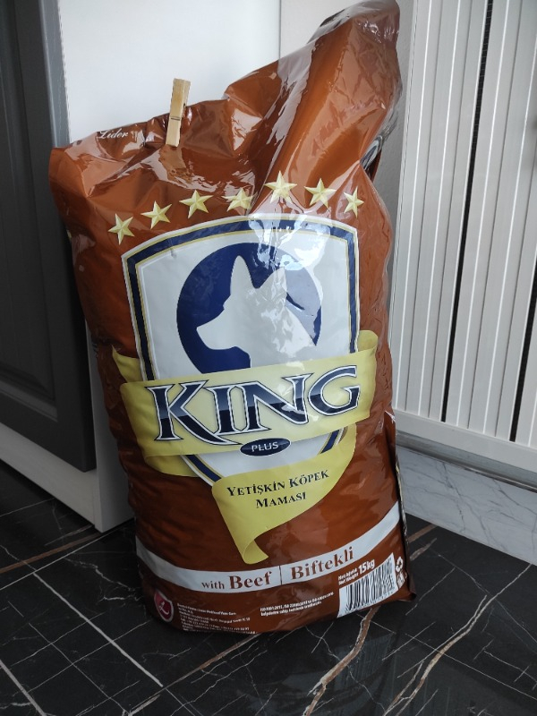 King Plus Beef Dog Biftekli Yetişkin Köpek Maması 15 Kg