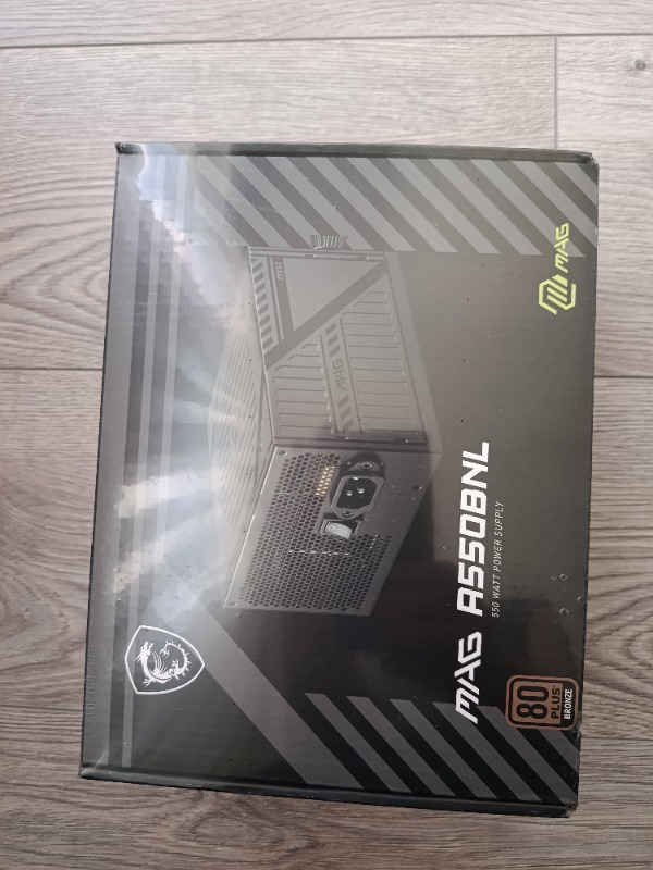 MSI PSU MAG A550BNL 550W 80+ BRONZE POWER SUPPLY