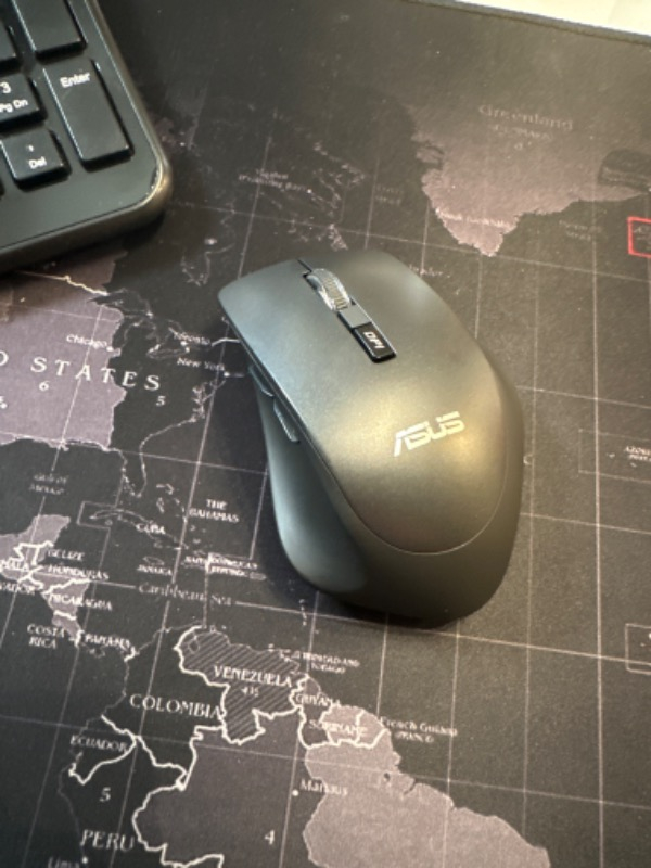 Asus WT425 Kablosuz Optik Sessiz Tıklama Özellikli Siyah Mouse