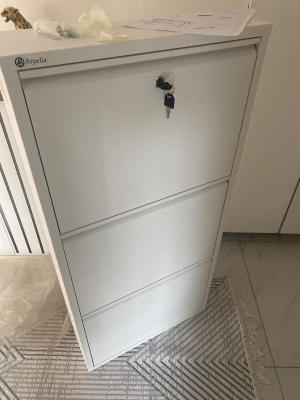 Arpelia Metal Ayakkabılık 3’lü Kilitli