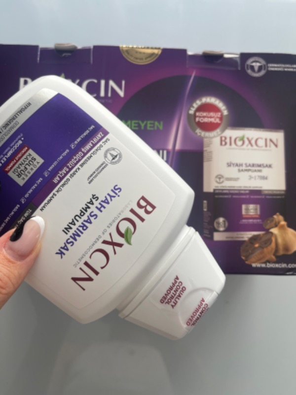 Bioxcin Siyah Sarımsaklı Şampuan 3'lü