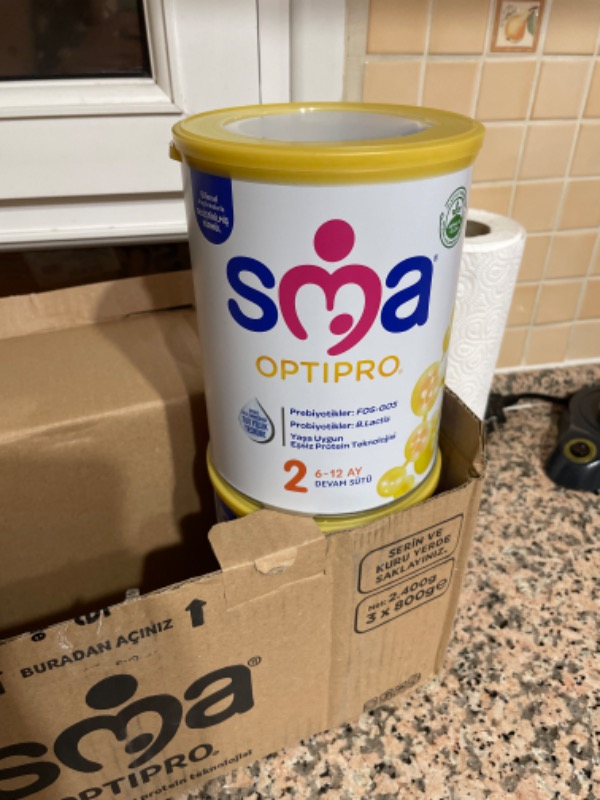 SMA Optipro Probiyotikli 2 6-12 Ay Bebek Sütü 800 gr x 3 Adet