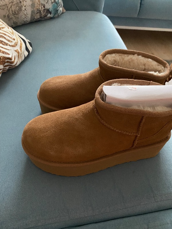 Ugg W Classic  Deri Mini Bot Kadın Bot 1135092