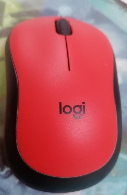 Logitech M220 Sessiz Kompakt Kablosuz Mouse - Kırmızı