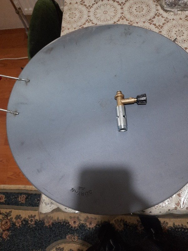 Güryan Tüplü Katmer Saç Kavurma Ocağı 45 cm