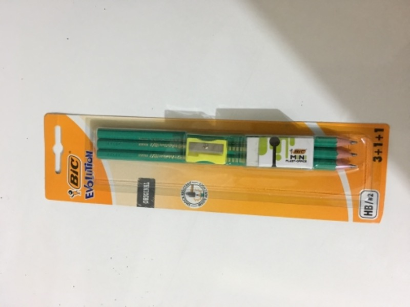 BIC Kurşun Kalem Seti (Silgi + Kalemtıraş)