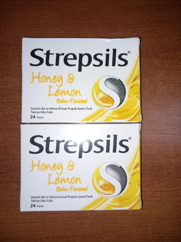 Strepsils Bal-Limon Aromalı 24 Pastil 2 Adet