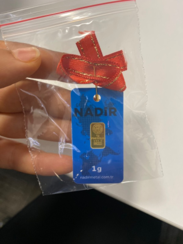 Nadir Gold 24 Ayar Külçe Gram Altın 1 Gr.