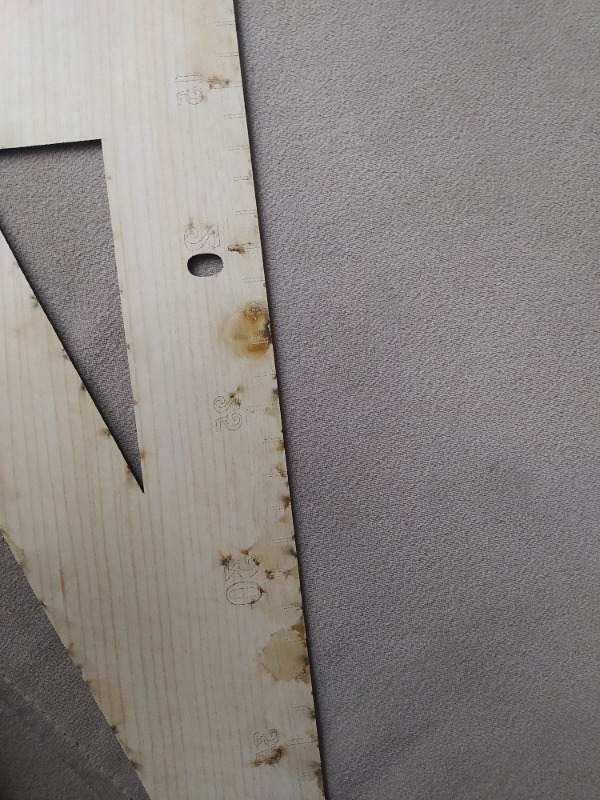 Tokia Terzi-Modelist-Tekstil 6 Parça Ahşap Cetvel Riga Gönye Takımı
