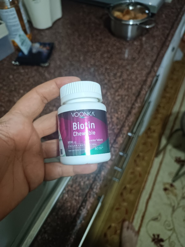 Voonka Biotin 5000 Mcg 62 Çiğneme Tableti 2 Adet