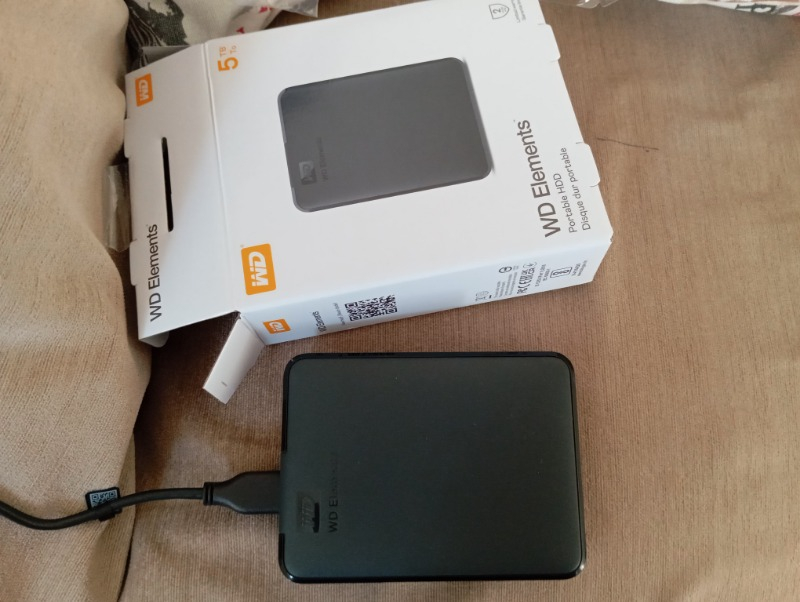 WD Elements 5TB 2.5" Siyah Taşınabilir Disk WDBU6Y0050BBK-EA
