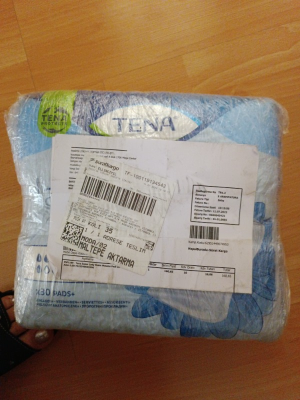 Tena Super Lady Kadın Mesane Pedi 30 Adet