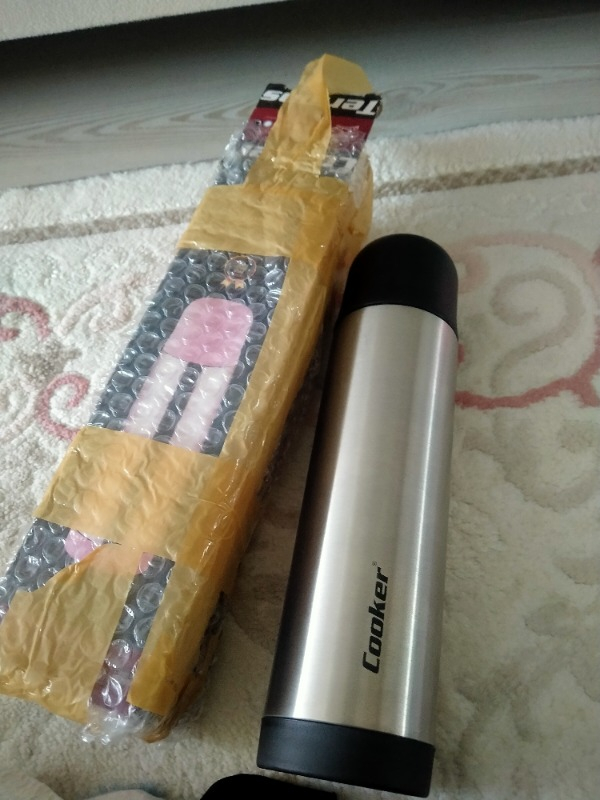 Cooker Çelik Termos 500 ml - Mavi