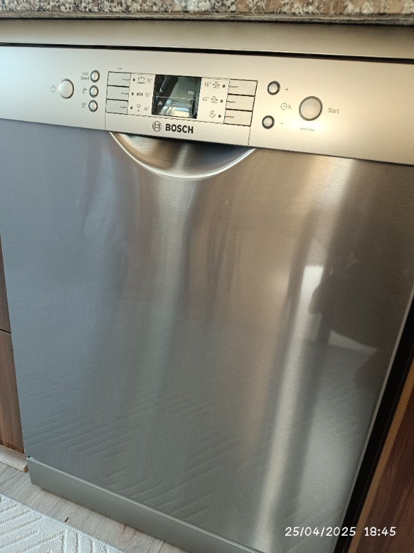 Bosch SMS26DI00T D Enerji Sınıfı 6 Programlı Solo Bulaşık Makinesi