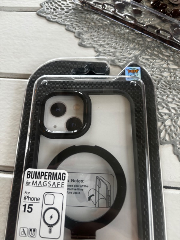 Buff iPhone 15 Bumpermag Kılıf Black