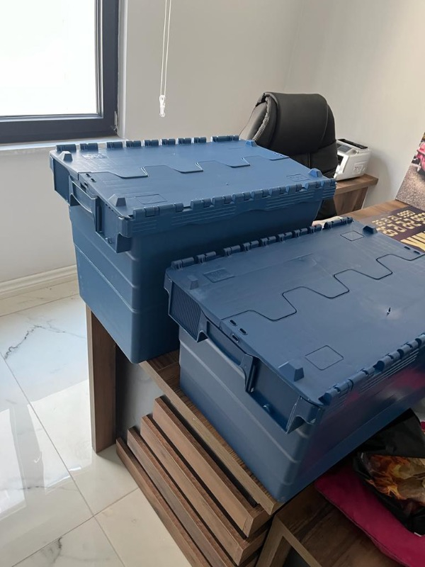 Sembol Plastik Spkm 416 Kapalı Konik Menteşeli Kasalar