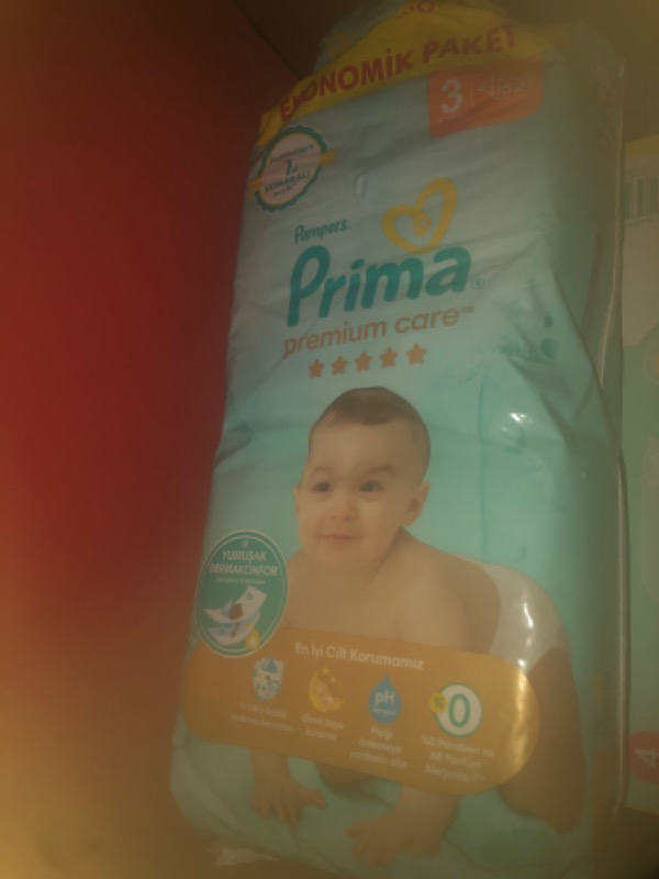 Prima Bebek Bezi Premium Care 3 Beden 52 Adet Midi Jumbo Paket