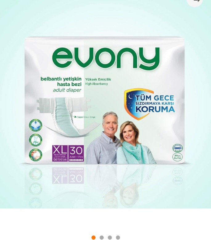 Evony Yetişkin Hasta Bezi Extra Large 30 Adet