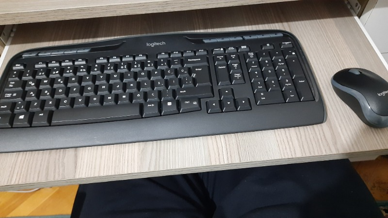 Logitech MK330 Kablosuz Klavye & Mouse Seti-Siyah