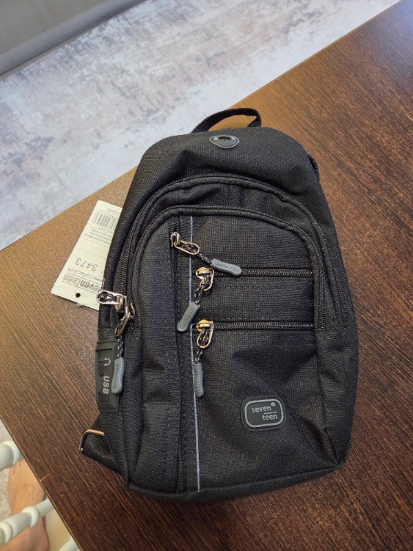 Seventeen 3473 Tek Omuz Askılı Kanvas Sırt - Göğüs Çantası - Body Bag