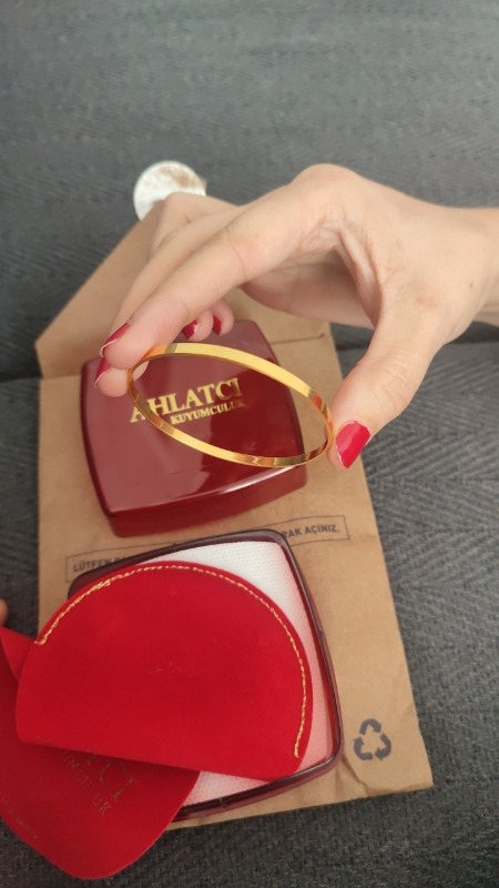 Ahlatcı 10 gr 22 Ayar 3 Mm Kibrit Çöpü Bilezik