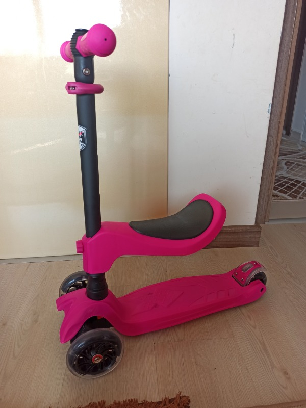 Babyhope 199 Scooter Pembe