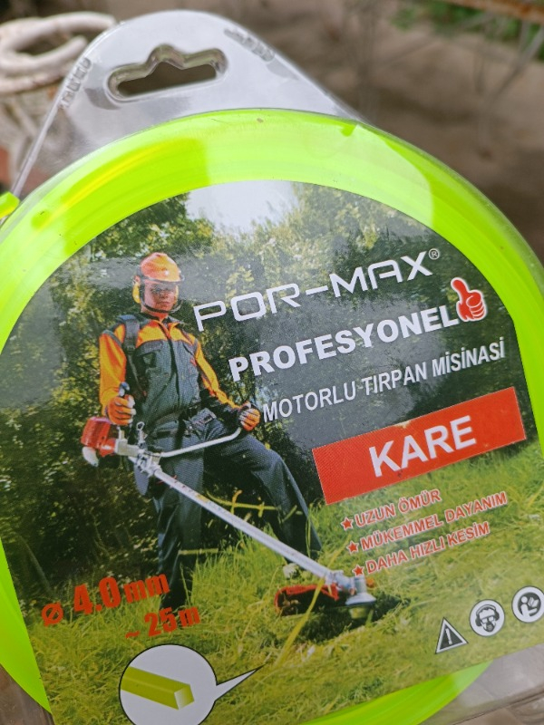 Pormax Motorlu Tırpan Misinası 4 mm