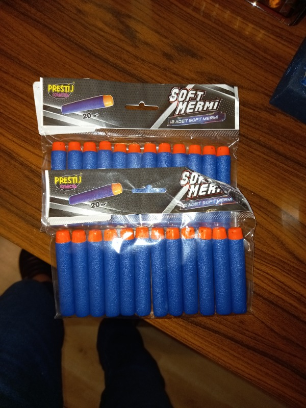 Prestij Oyuncak Soft Bullet Yedek Köpük Mermi