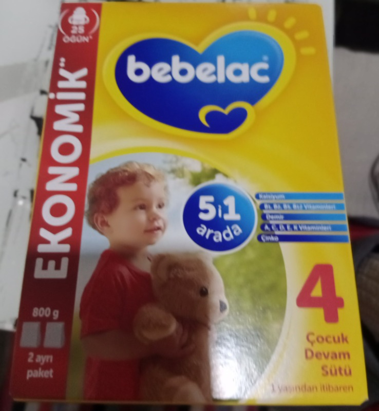Bebelac 4 Çocuk Devam Sütü 1 Yaş+ 800 Gr