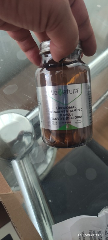 Venatura Lipozomal Demir ve Vitamin C 60 Kapsül