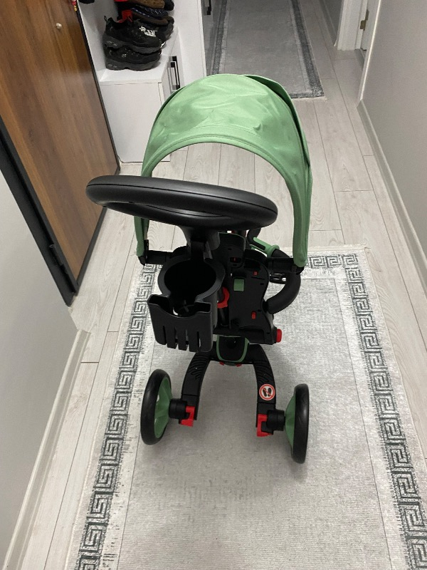 Globber Explorer 4in1 Katlanabilir Bisiklet - Zeytin Yeşili