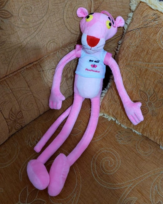 Peluş Pembe Panter 60 cm
