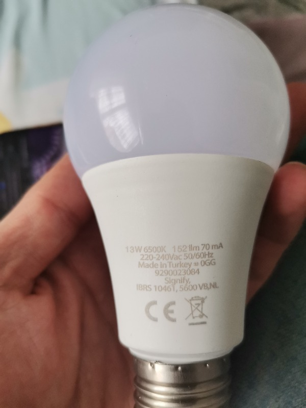 Philips Essential LED Lamba 13W - 100W E27 Duy 6500K Beyaz Işık( 6 Lı Paket)