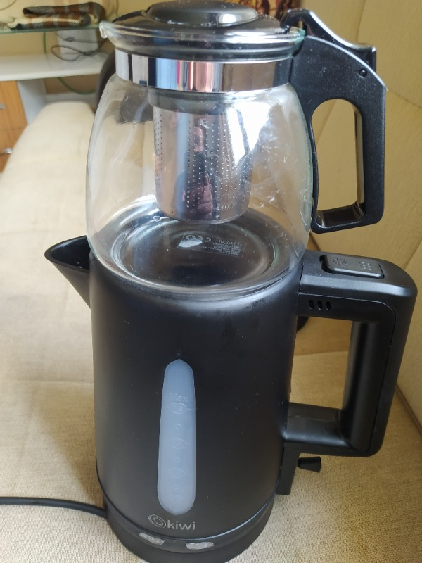 Kiwi KTM-2907 2200 W Cam Demlikli Çay Makinesi