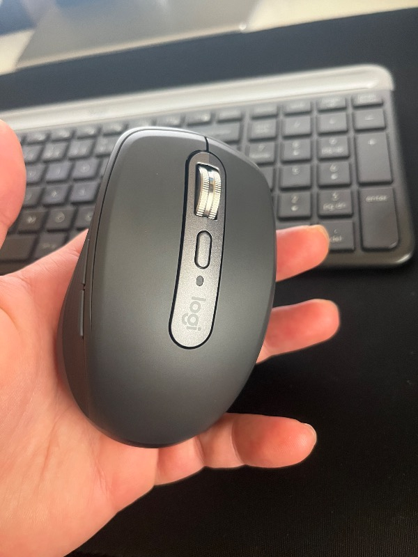 Logitech MX Anywhere 3S Kompakt 8000 DPI Optik Sensörlü Sessiz Bluetooth Kablosuz Mouse - Siyah