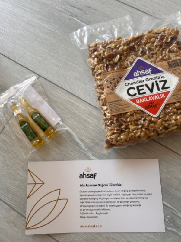 Ahsaf Baklavalık Kırık İç Ceviz 500 Gr (Vakum)