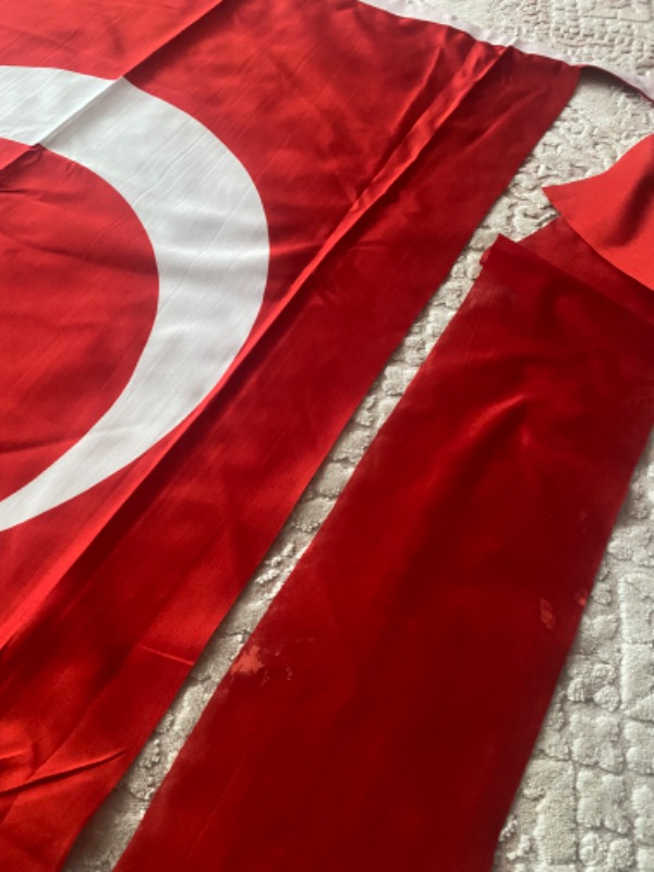 Ulu Ulu Türk Bayrağı 100X150 Cm