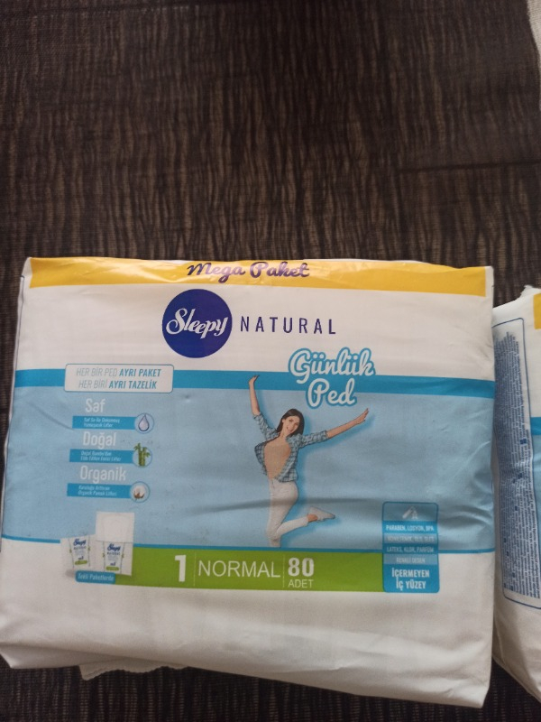 Sleepy Natural Günlük Ped Normal 80 Adet